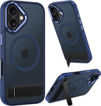 Translucent Matte MagSafe Case for iPhone 17 Pro Max with Kickstand
