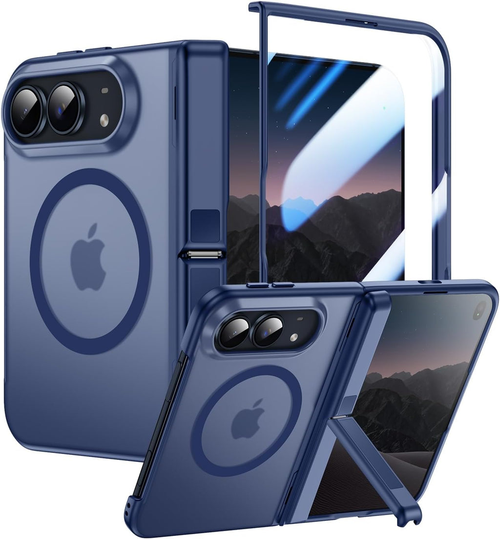 Translucent Matte MagSafe Case for iPhone 17 Pro Max with Kickstand