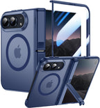 Translucent Matte MagSafe Case for iPhone 17 Pro Max with Kickstand