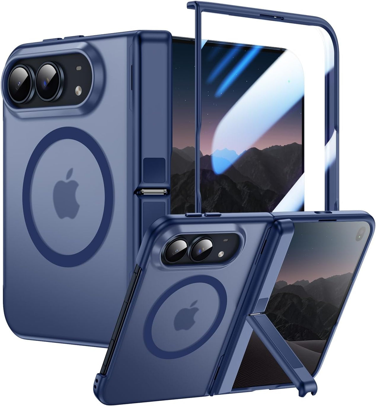 Translucent Matte MagSafe Case for iPhone 17 Pro Max with Kickstand