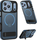 Translucent Matte MagSafe Case for iPhone 17 Pro Max with Kickstand