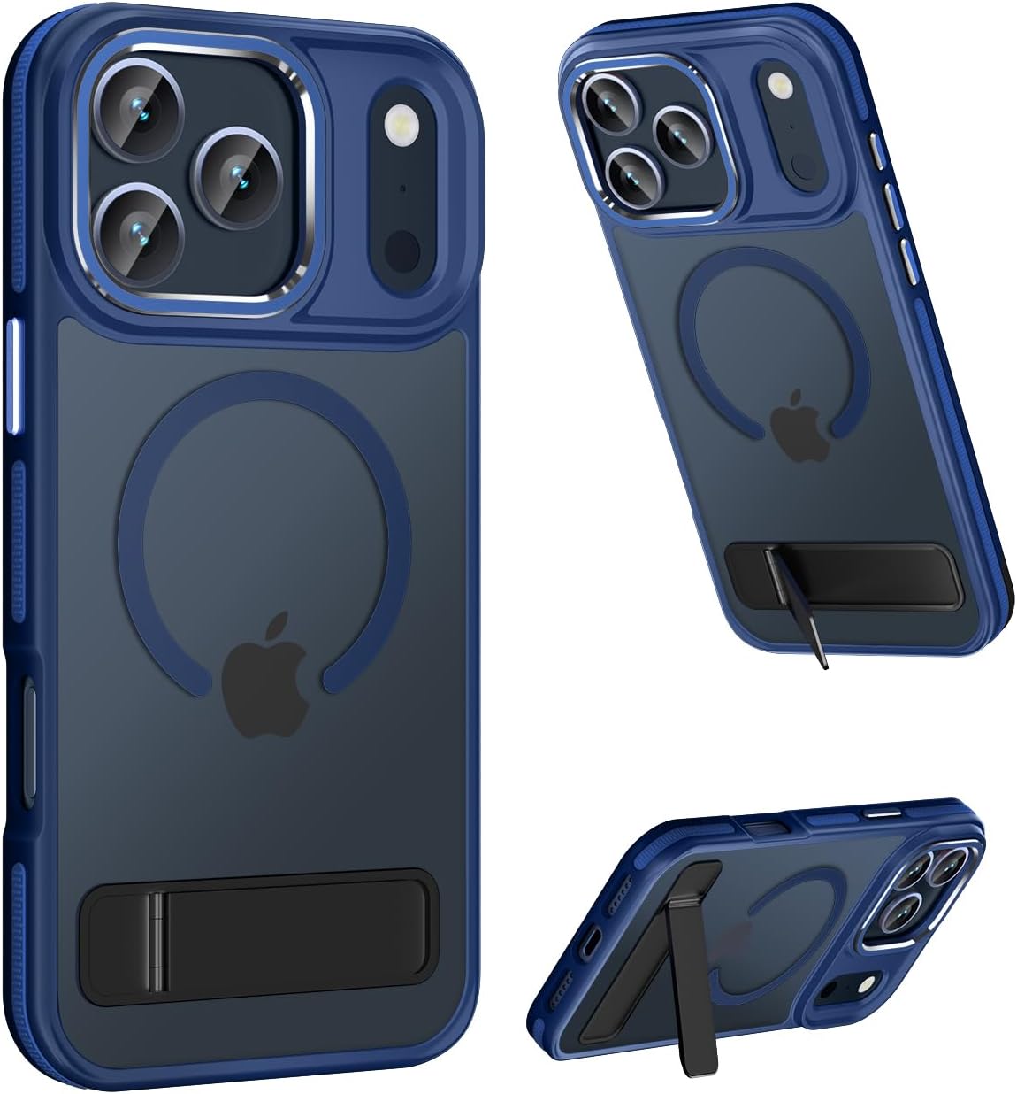 Translucent Matte MagSafe Case for iPhone 17 Pro Max with Kickstand