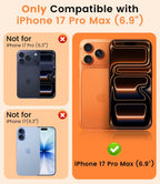 Translucent Matte MagSafe Case for iPhone 17 Pro Max with Kickstand